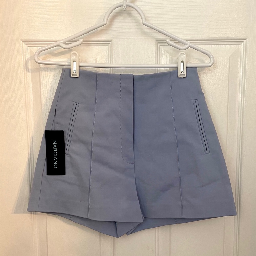 Marciano high waisted baby blue shorts NWT